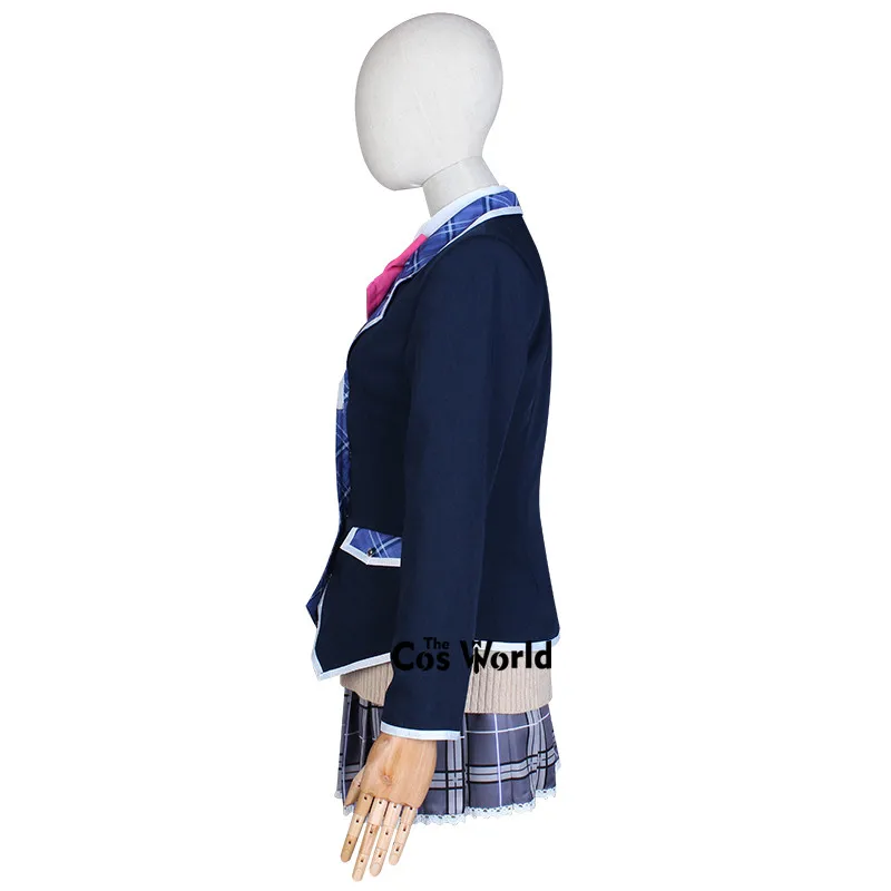 YouTuber Vtuber Hololive Tsukino Mito Suit School Uniform Outfit Anime Cosplay Costumes