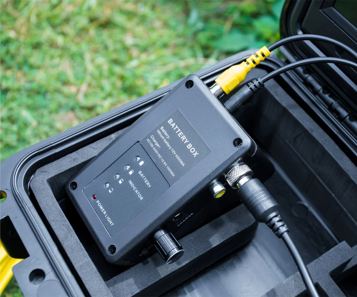 All-In-One Syanspan 9 "Wifi Ip68 Videocamera Naar Pijp Riool Inspectie, 17Mm Afvoer Piping Industriële Endoscoop Met Meter Teller