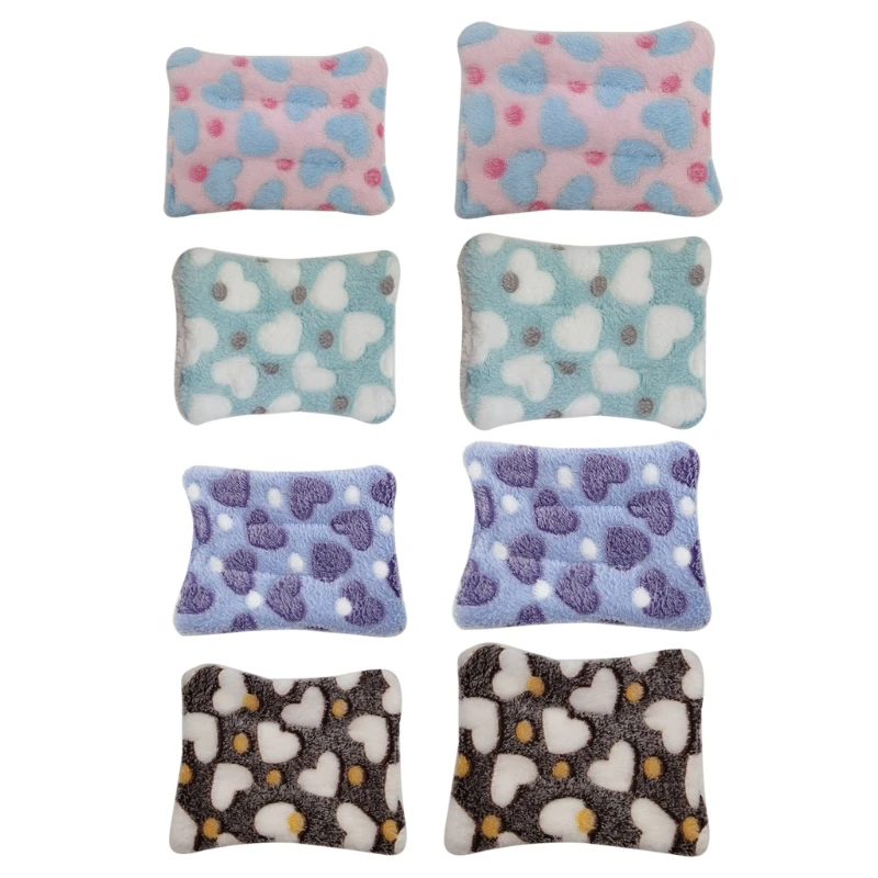 Kleine Tier Käfig Matte Fleece Nest Hamster Bett Pad Guinea Schweine Winter Warme Hängematte Matte Schlafen Bett für Hedgehog ratte