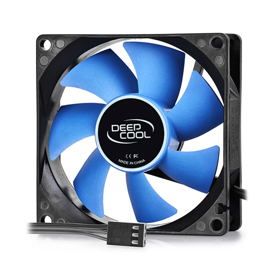 Кулер для процессора DEEPCOOL ICE EDGE MINI FS V2.0 с 2 тепловыми трубками, 80 мм, кулер для процессора intel LGA 775 1155 1156 AMD AM4 AM3