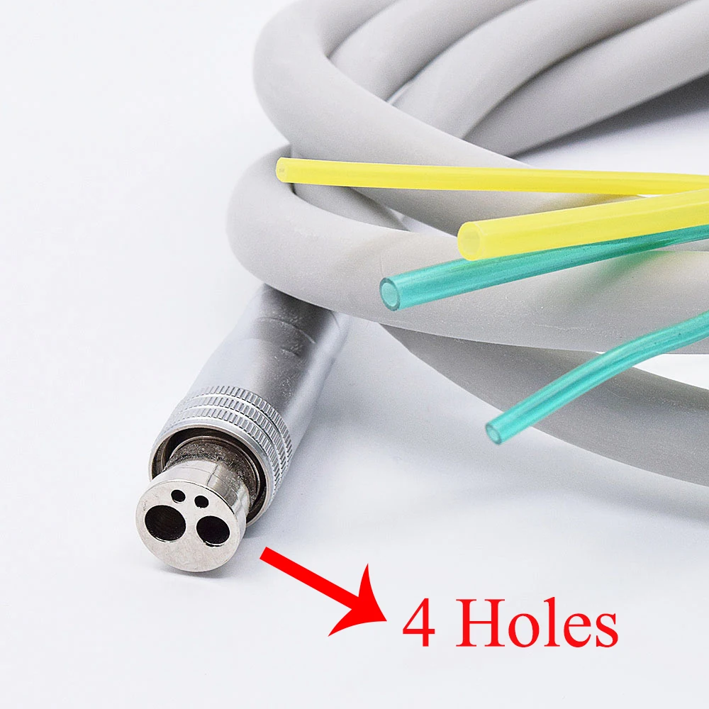 Dental Handpiece Hose Borden2Hole Midwest4Hole 6Hole Fiber Optic Tube Silicone High Speed Handpiece Hose Wire for Dental Chair