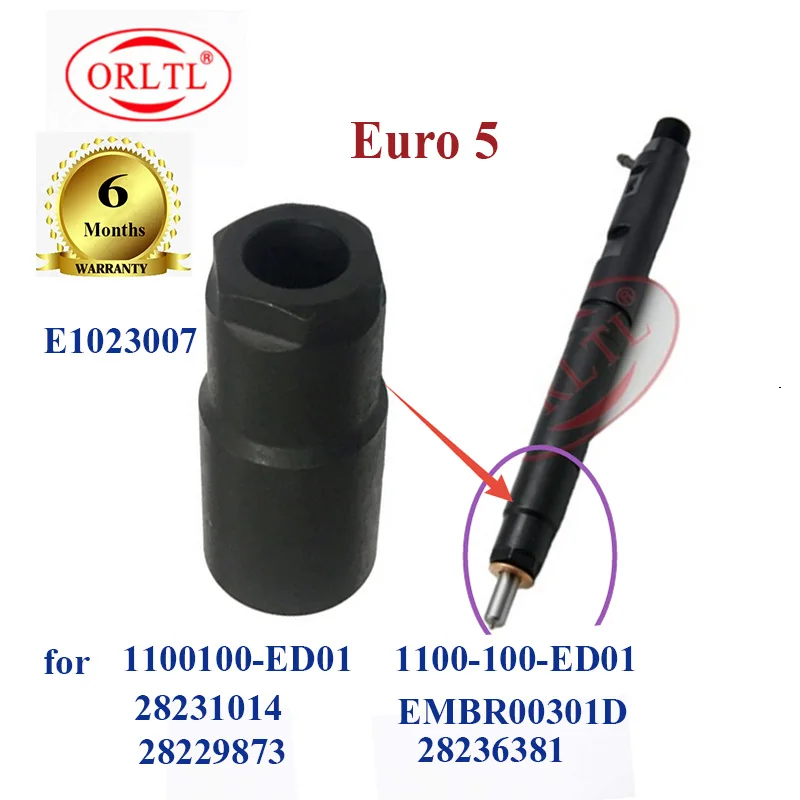 ORLTL Euro5  injector nozzle cap Diessel Injector nut E1023007 For ED01 1100100-ED01 1100-100-ED01 28231014 EMBR00301D 28229873