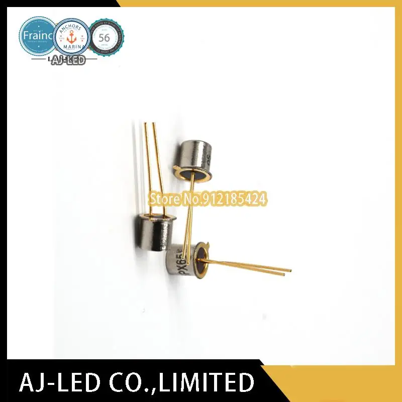 2pcs/lot BPX65 Flat Head PIN Photodiode Wavelength 850nm Angle ±40°Infrared Gold Sealed Receiver TO-18