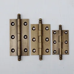 Antique Brass Decorative Cabinet Hinges Kitchen Cupboard Door Butt Hinges 2