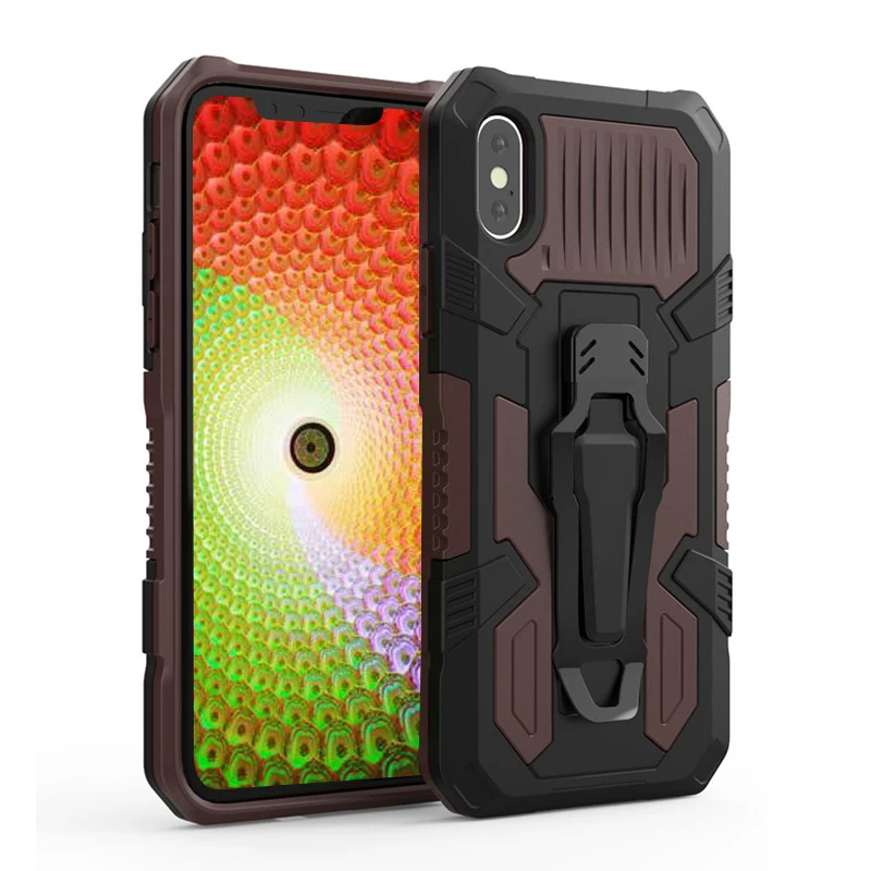 Phone Case For Xiaomi Redmi 7A 6A 6 Note 5 5A 6 Pro Heavy Protection Shockproof Anti fall Mech Warrior Bring Bracket Case Cover