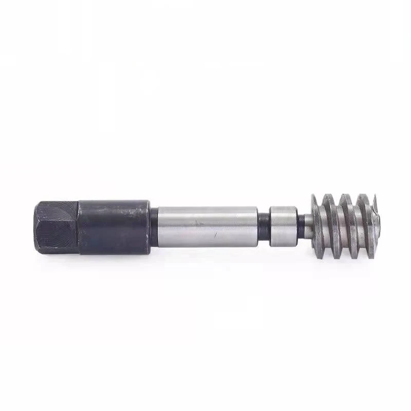 Milling Machine Accessories B186+B189 Head Worm Left/Right Tilting Worm Swinging Screw Shaft Turning Gear Worm High Quality