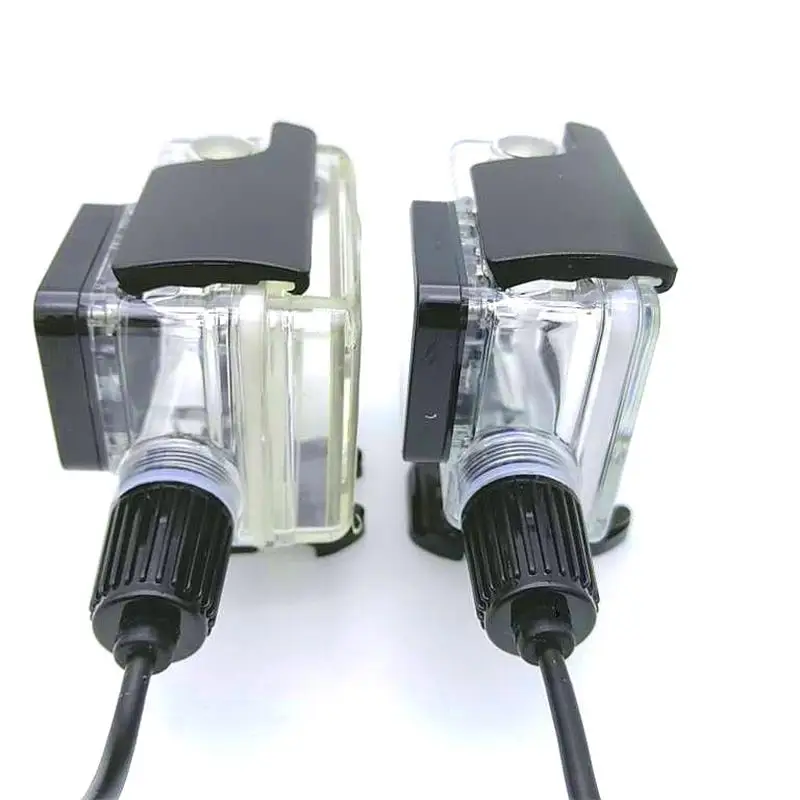 Suptig LCD akcesoria do kamery drzwiowej motocykl ładowanie wodoodporna obudowa do Gopro Hero 4/3 +/3 obudowa ładowarki pogrubienie obudowy