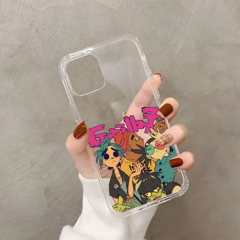 Gorillaz Phone Case for iPhone 11 12 13 mini pro XS MAX 8 7 6 6S Plus X 5S SE 2020 XR case