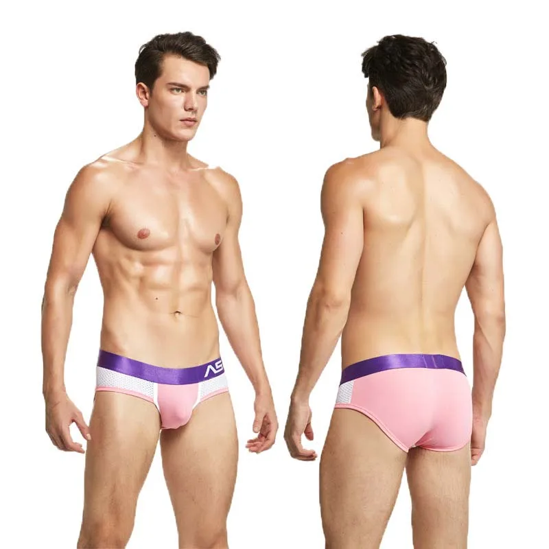 Breathable Mens Slip Panties Underpants Men Sexy Underwear Briefs Solid Color High Quality Underpants Gay Sexy Cotton Panties
