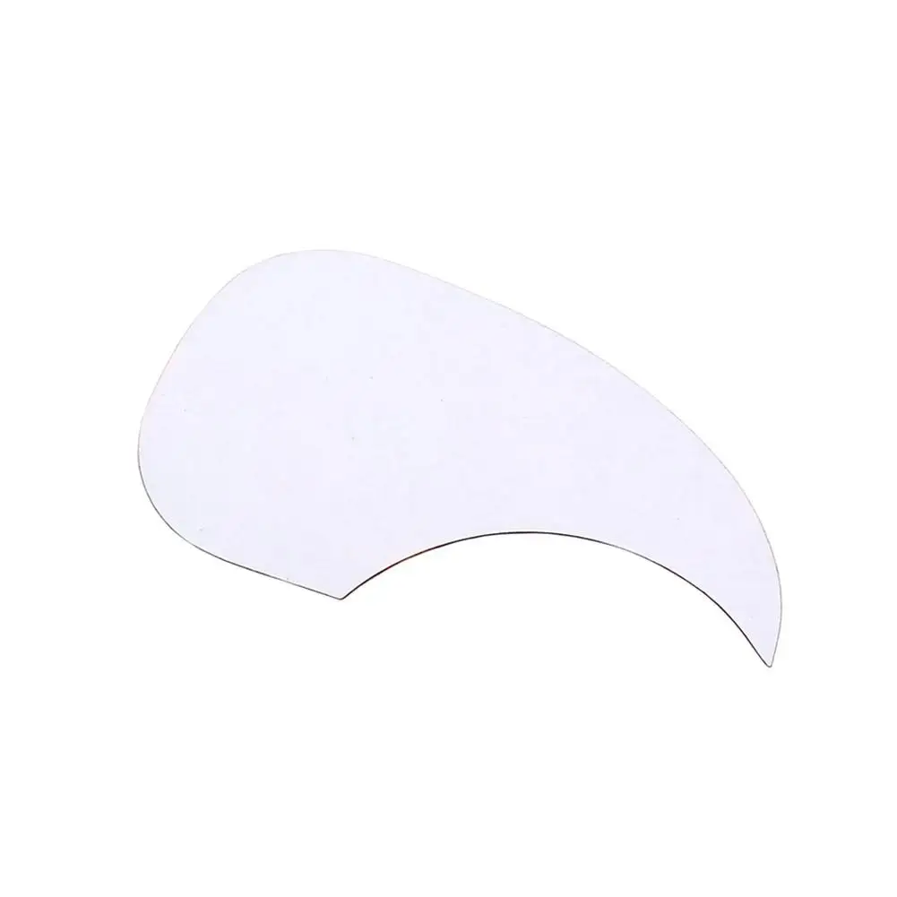 Universal Folk Acoustic Guitar Pickguard PVC Plastic Comma Pick Guard Sticker with 2-Crane Pattern Guitar Decoration Accessories