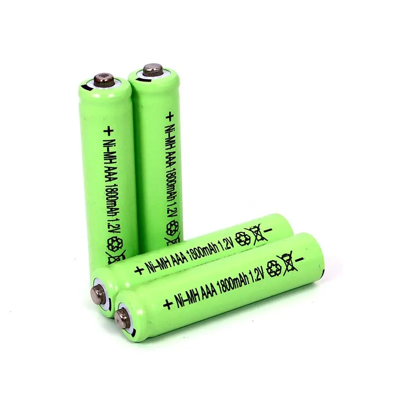 4 sztuk 1.2v NI-Mh akumulatory AAA 1800mAh ni mh baterii 1.2V aaa dla elektrycznych zdalnie sterowanym samochodowym zabawki RC ues