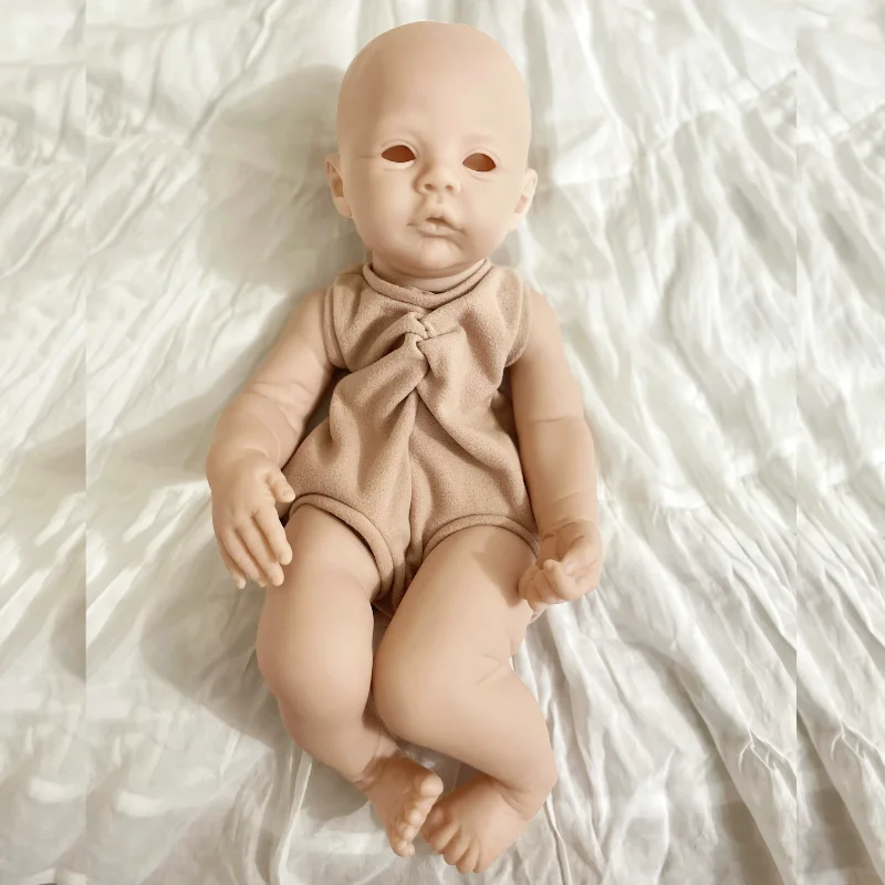17 polegada reborn bebê boneca prado kit popular toque macio realista recém-nascido reborn bebê boneca molde peças