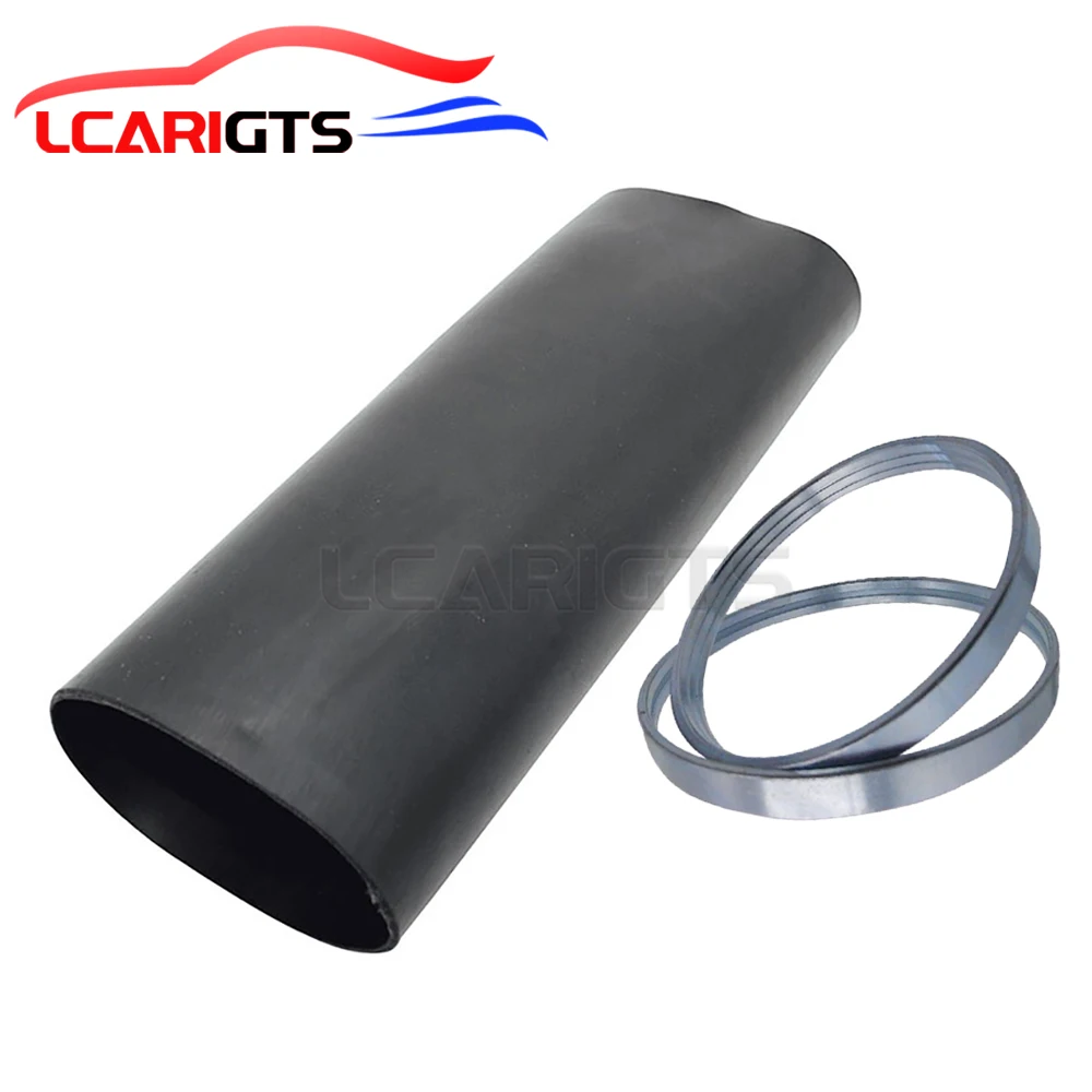 For Mercedes W220 S280 S320 S350 Front Air Shock Absorber Rubber Sleeve + Crimping Rings 2203205013 2203202338 Car Accessories