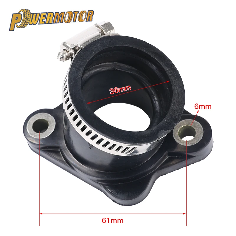 Rura dolotowa gaźnika dla Mikuni KOSO Am6 VM24 OKO PE28 30 32 34mm Pitbike wyścigi motocyklowe Adapter gaźnika kolektor dolotowy