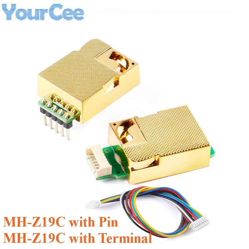 IR Infrared CO2 Sensor Module MH-Z19 MH-Z19C MH-Z19B MH-Z19E Carbon Dioxide Air Gas Sensor NDIR Monitor 400-5000 0-5000ppm UART