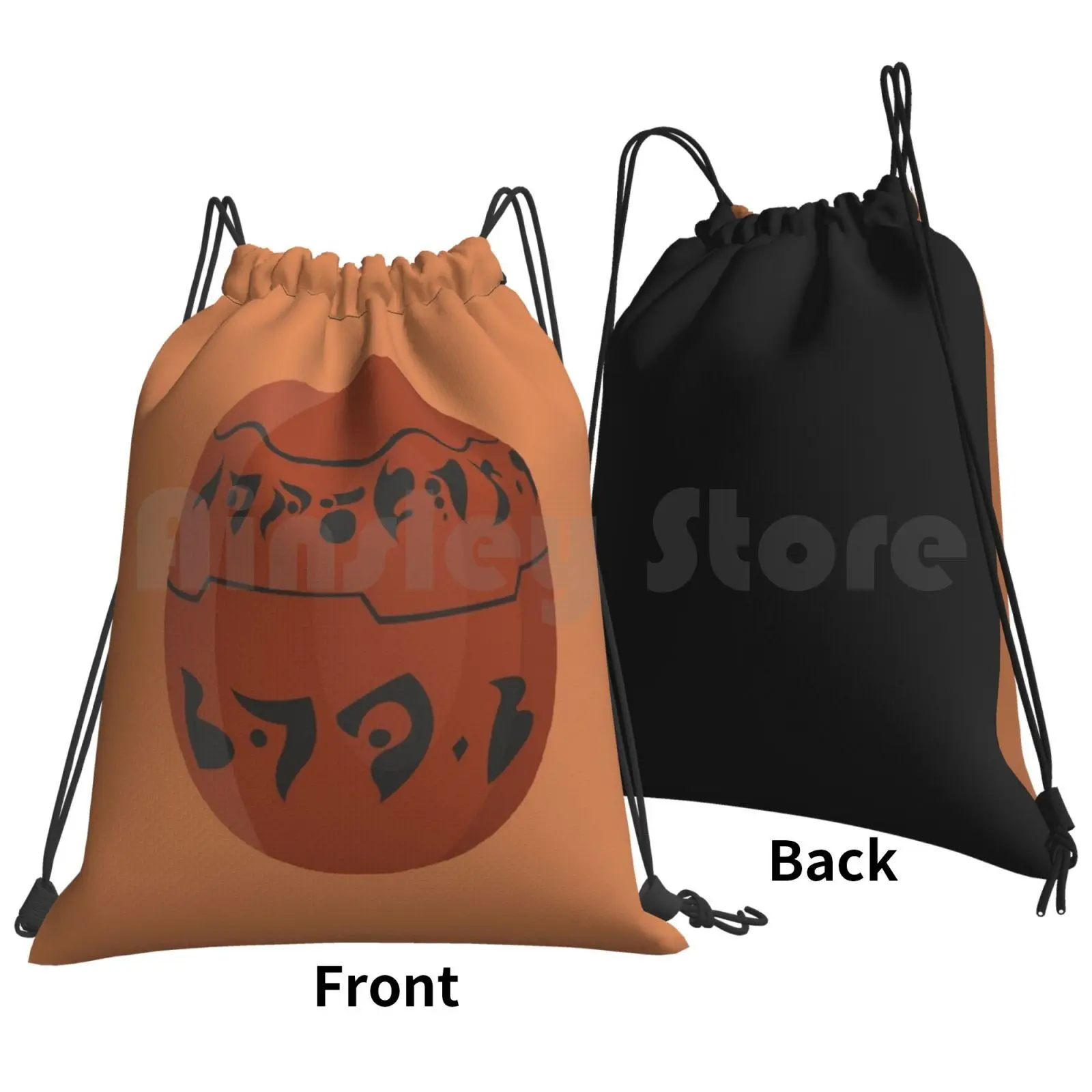 Jak And Daxter-Precursor Orb Backpack Drawstring Bags Gym Bag Waterproof Jak Daxter Precursor Orb Game Naughty Dog Video