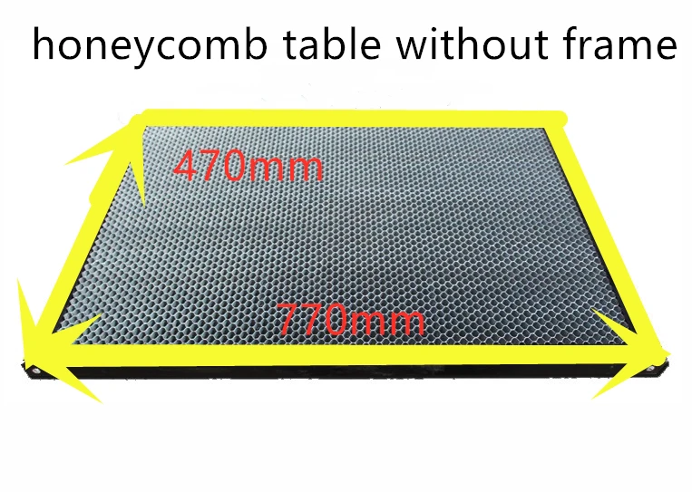 770*470mm honeycomb table aluminum WITHOUT FRAME laser engraver machine 6090 honeycomb platform  laser machine parts