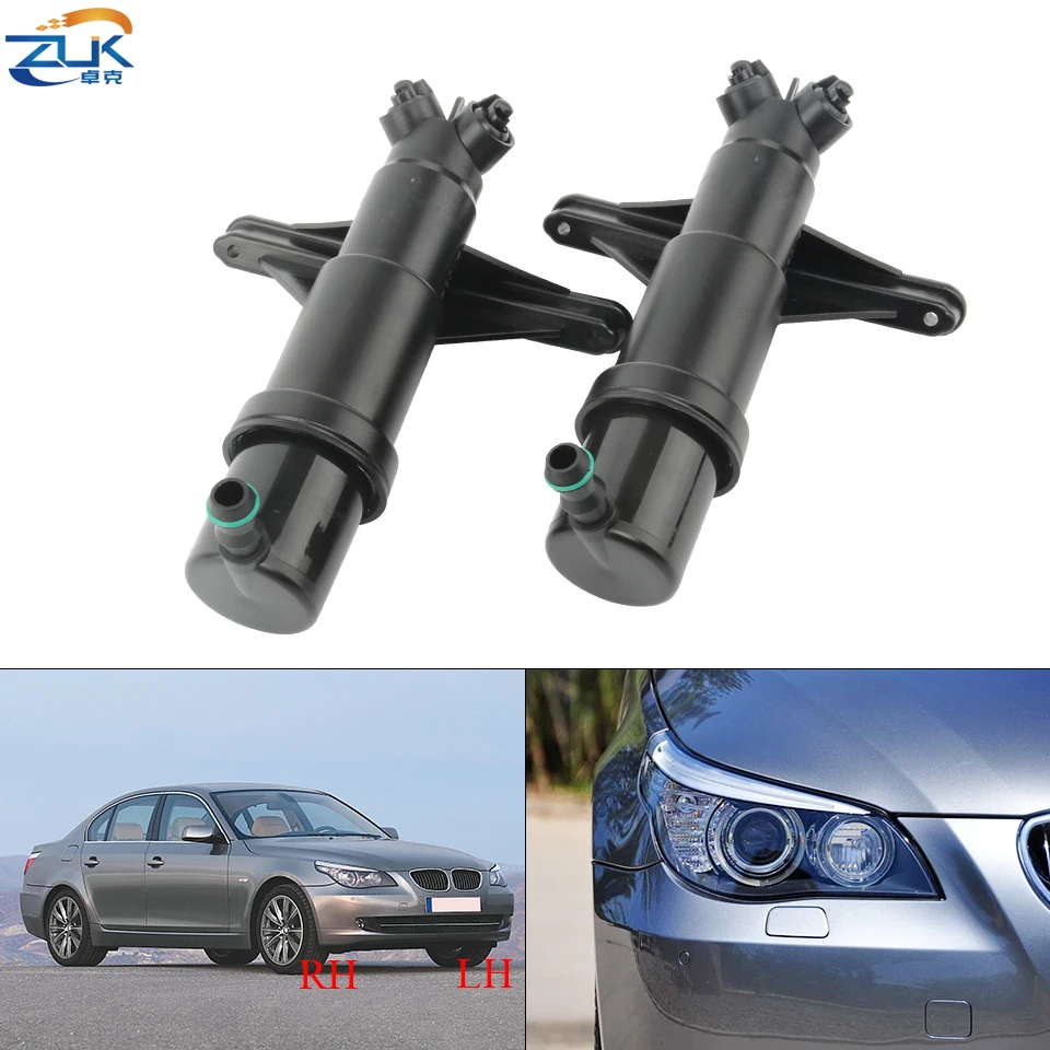 ZUK Headlight Washer Nozzle Pump Headlamp Water Spray Jet Actuator For BMW 5 Series E60 E61 LCI 520i 525i 528i 530i 535i 550i M5