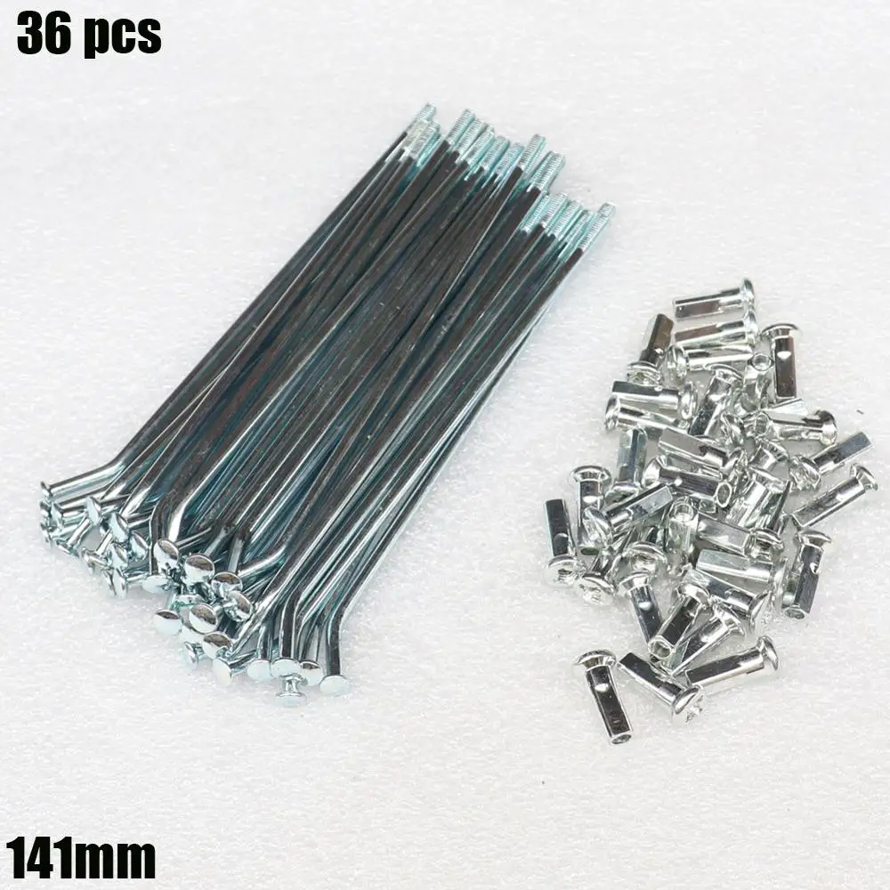 36 pcs 124-141mm 8G spokes 3.5mm width spokes bend For electric bicycle bike motorcycle radios for motorcycle and child bike