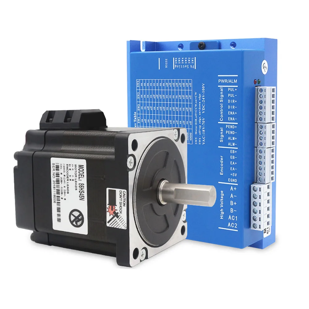 Nema 34 12.5NM 8.5NM 4.5NM Closed loop stepper motor kit Hybird servo drive HBS86H 86 2-phase hybrid servo motor