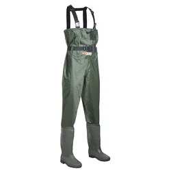 Vissen Borst Steltlopers Voor Mannen Met Boot Vrouwen Jacht Bootfoot Waterdichte Nylon Met Waden Riem Streamen Gear Ademend Volwassen 2kg