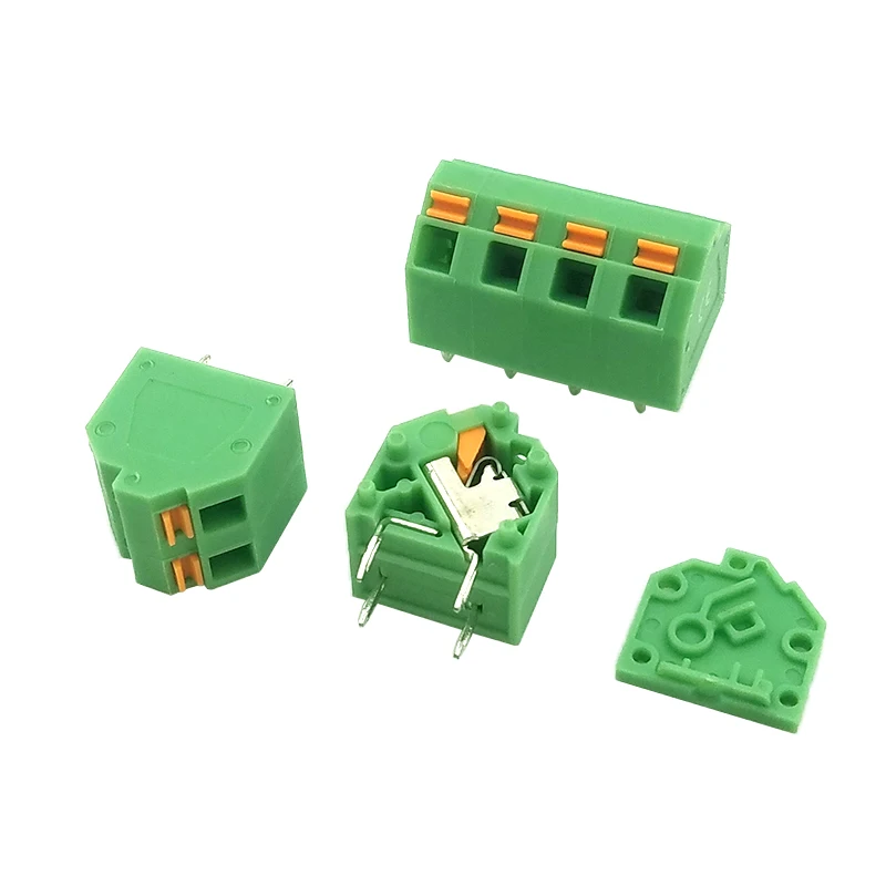 10Pcs KF250NH 5.08 2P ~ 12P PCB SPRING TERMINAL BLOCKS DG246 5.08mm 2PIN ~ 12PIN SPTA 1/ 2-5,08  PHOENIX CONTACT DEGSON KEFA