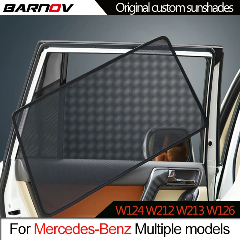 

Car Special Magnetic Curtain Window SunShades Mesh Shade Blind Original Custom For Mercedes-Benz W140 W210 W211 W212 W213 W126