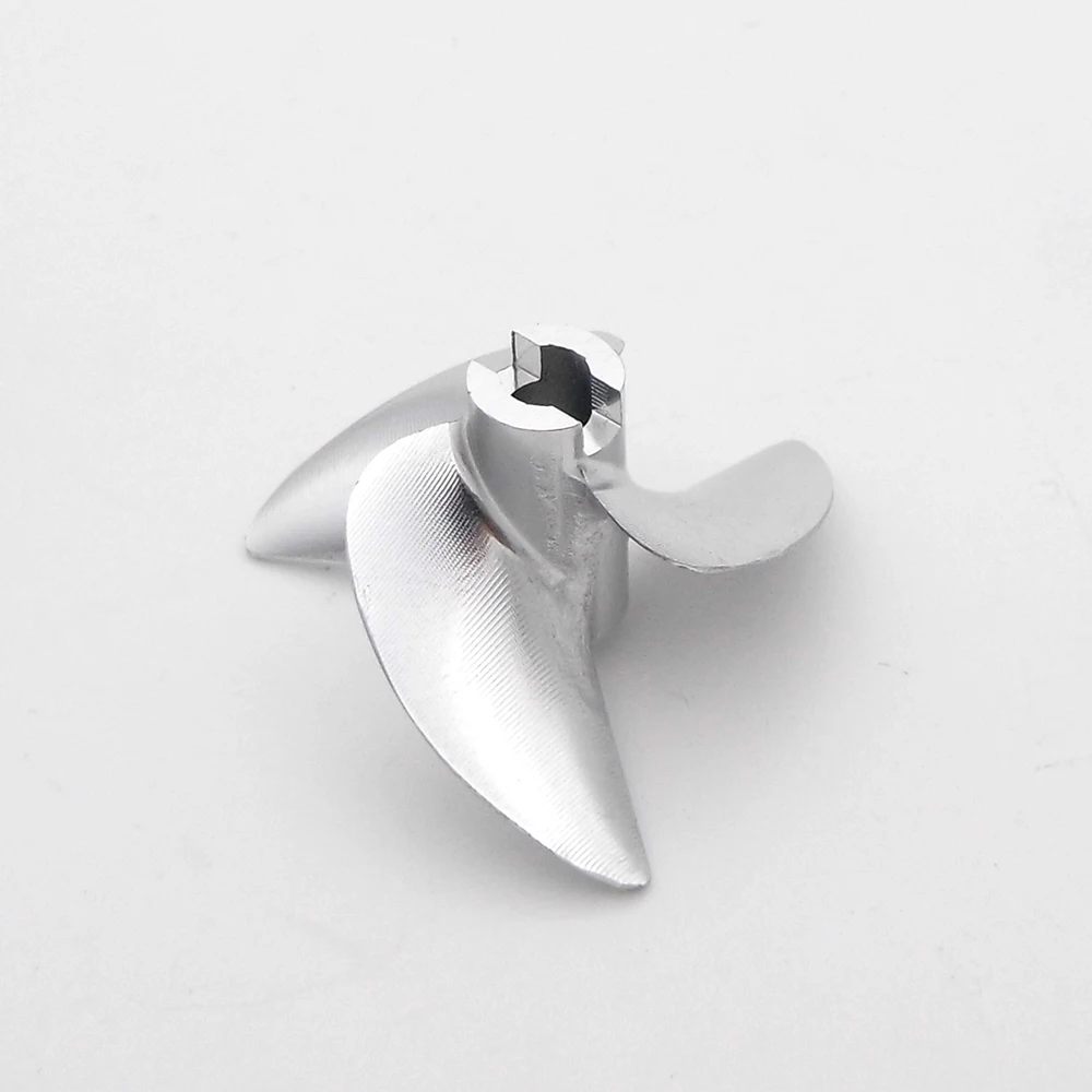 1PC CNC 3 Blades 36mm 38mm 40mm Left Hand Aluminum Propeller P1.9 Metal Prop for 4mm 4.76mm 3/16\