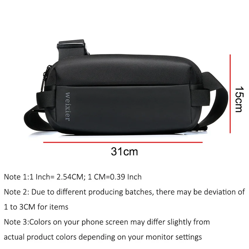 JNKET New Men Chest Backpack Shoulder Bag Sports Bag Sling Bag Leisure Crossbody Bag