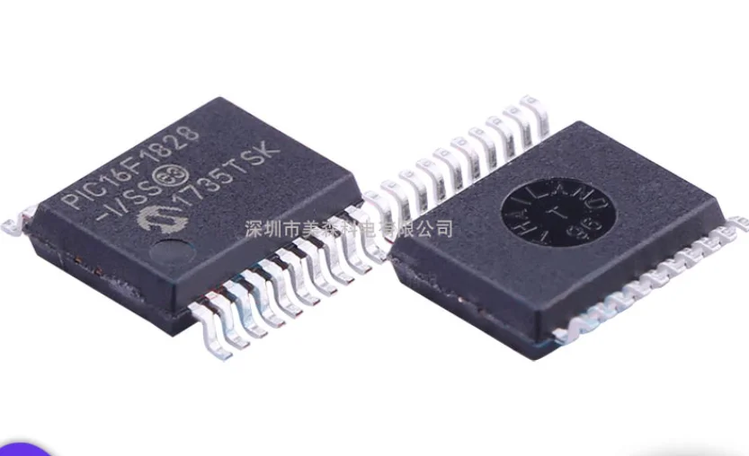 MeiXinYuan 2PCSPIC16F1828-I/SS PIC16F1828 SSOP 28/40/44-Pin, Low- High- Microcontrollers with nanoWatt XLP Technology