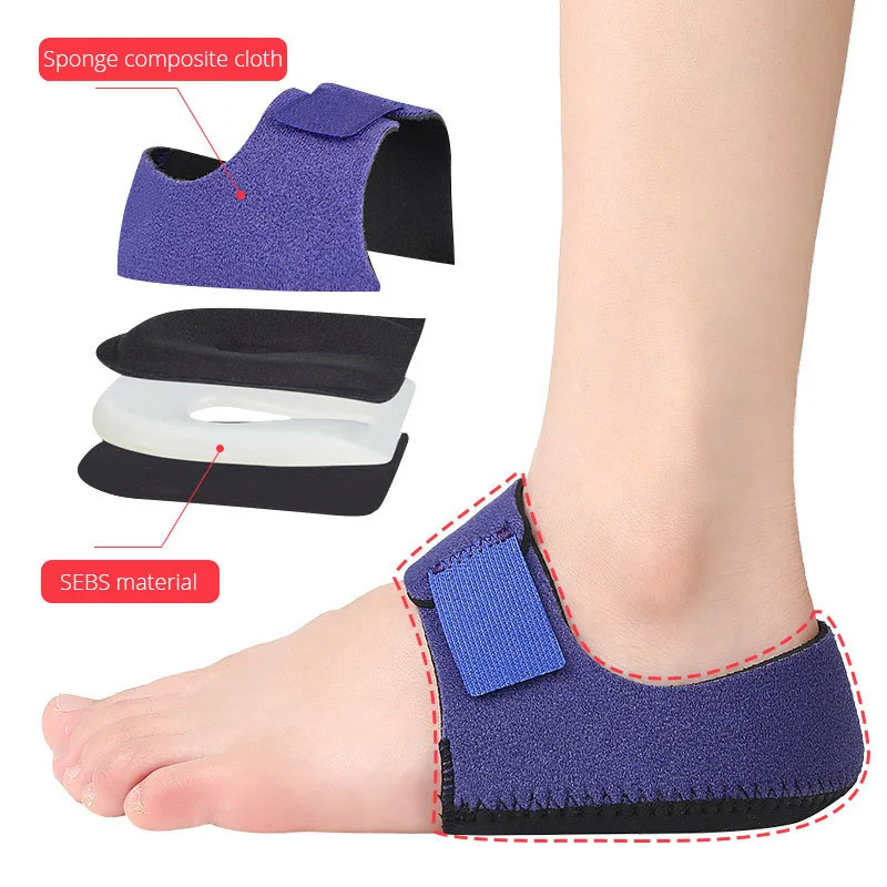 1 Pair Men Women Plantar Fasciitis Socks for Achilles Tendonitis Calluses Spurs Cracked Pain Relief Foot Care Heel Pads Inserts