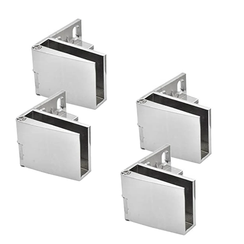 4 Pack Glass Door Hinges Glass Cabinet Door Hinge Glass Wine Cabinet Hinge Glass Display Hinge
