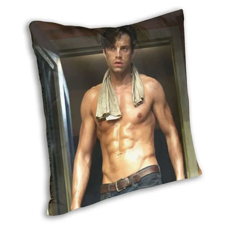 Fashion Sebastian Stan Secy Body Throw Pillow Cover Home Decor Custom Cushion Cover 45x45 Pillowcover for Living Room