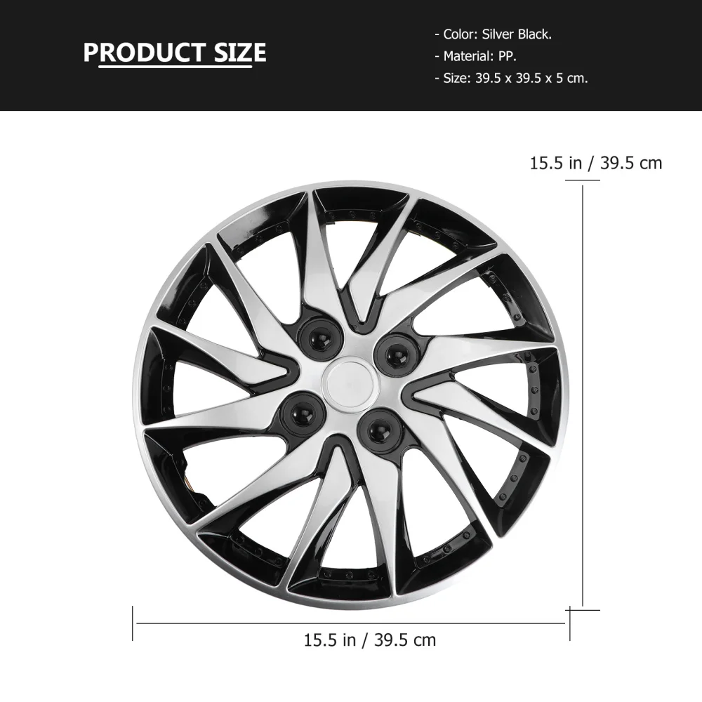 1pc 14inch Wheel Hub Cover Hubcaps Trims Set Car Clip Covers Vehicle Inch Cap Hubcap Rim Replacement Auto Automotive Tire Caps