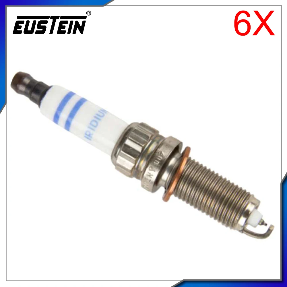 car accessories 6PCS Spark Plug For Mercedes CLS550 CLS63AMG GLE350 SL550 SL63AMG 0041596403