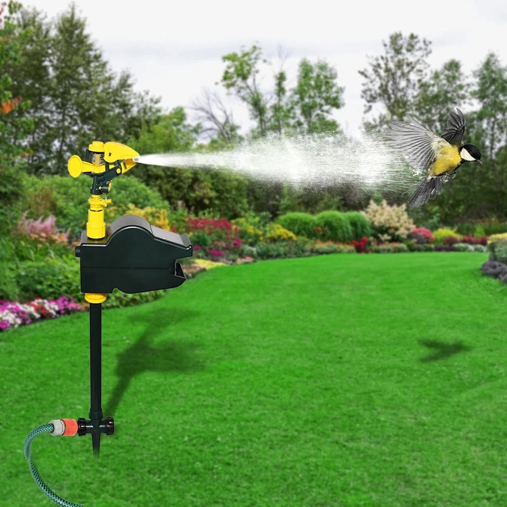 Yardeen Garden Solar Motion Jet Spray Animal Repeller Dog、Cats Repellent Solar Motion Activated Powerful Pest Control Repellent