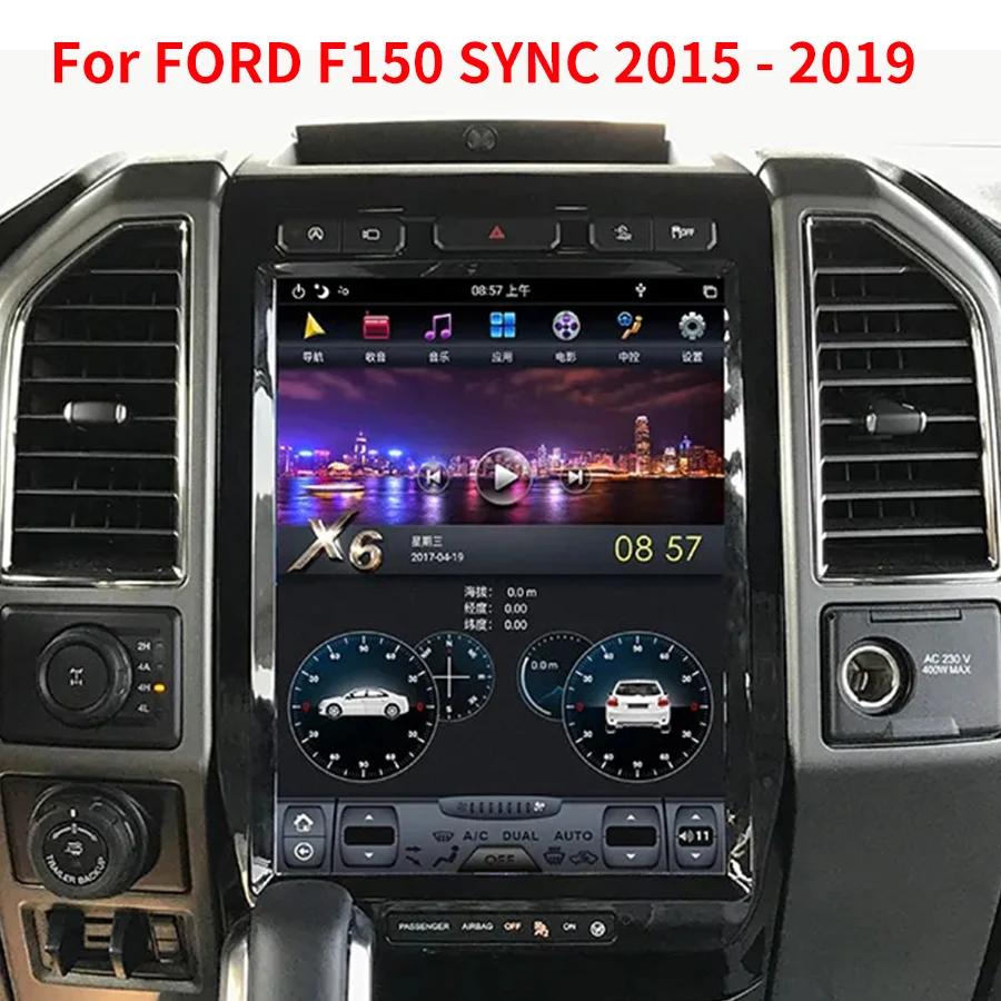 

PX6 Android Tesla экран для FORD F150 SYNC 2015 2016 2017 2018 2019 GPS Carplay стерео автомобильное радио мультимедийный плеер навигация