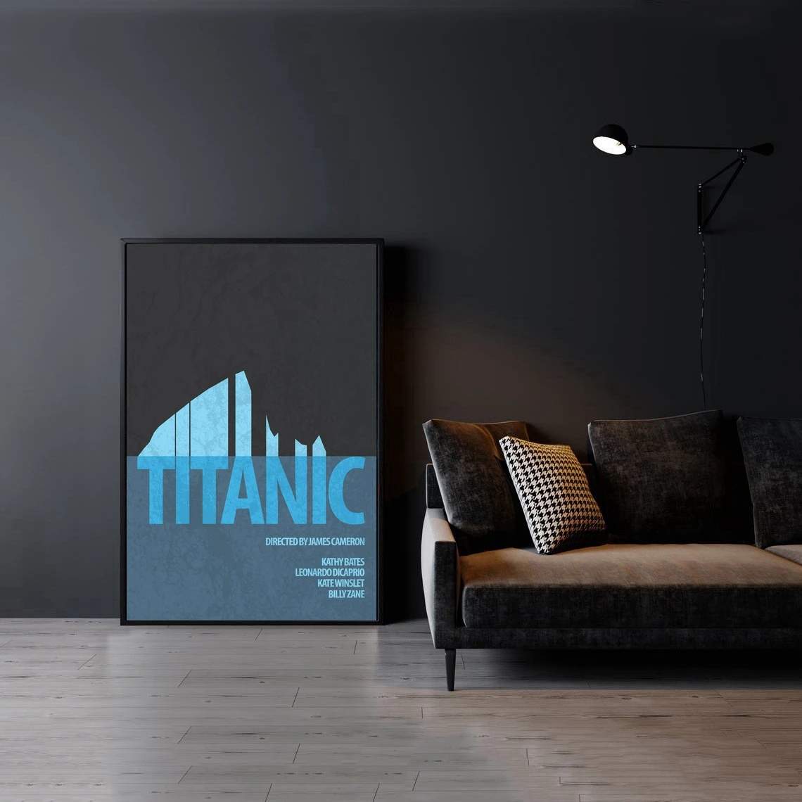 Titanic (1997) Minimal artwork movie Poster