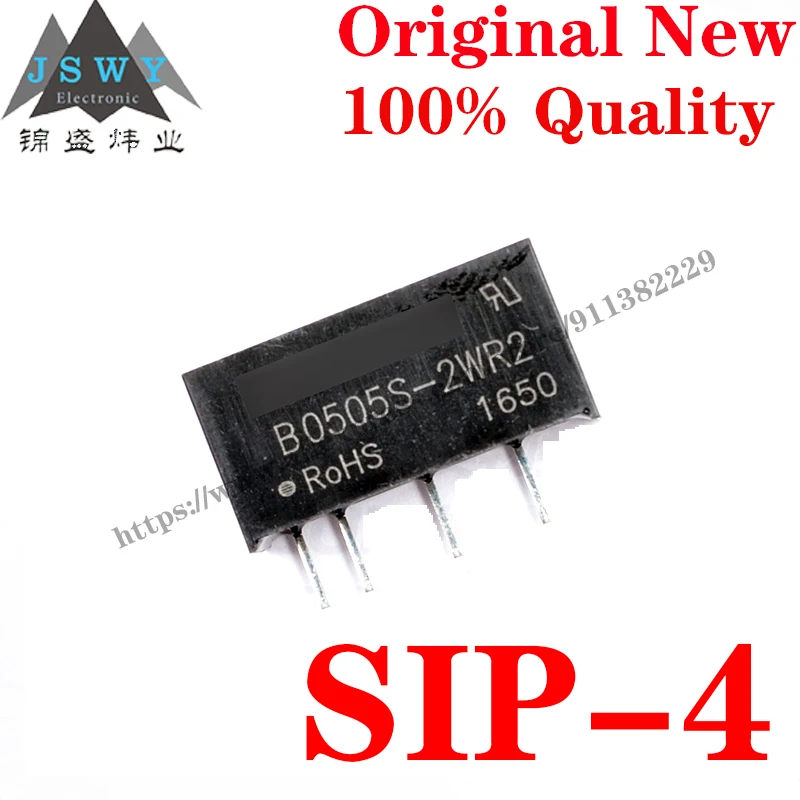 

10~100PCS B0505S-2WR2 SIP-4 Power Module 5V to 5V DCDC Isolated Power Supply IC Chip with for module arduino Free Shiping B0505S