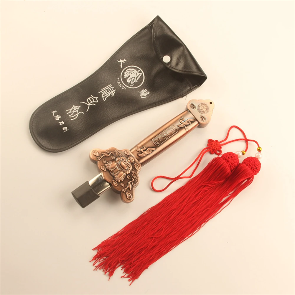 Retractable Tai Chi Sword, Traditional Shaolin Kungfu, Stainless Steel Performance Sword, Classic Tassel Decoration