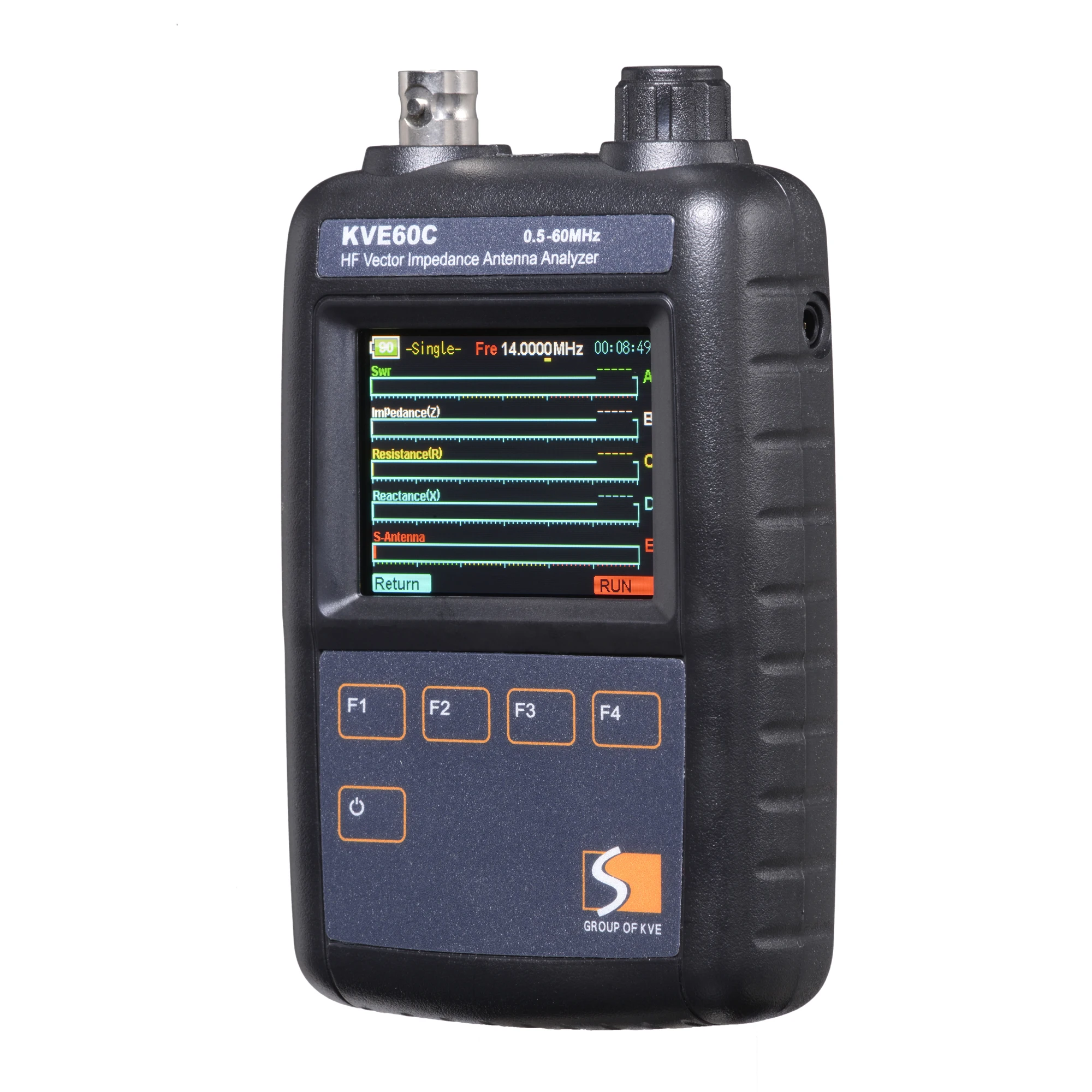 Shortwave HF Antenna Analyzer KVE60C 0.5-60MHz HF Vector Impedance