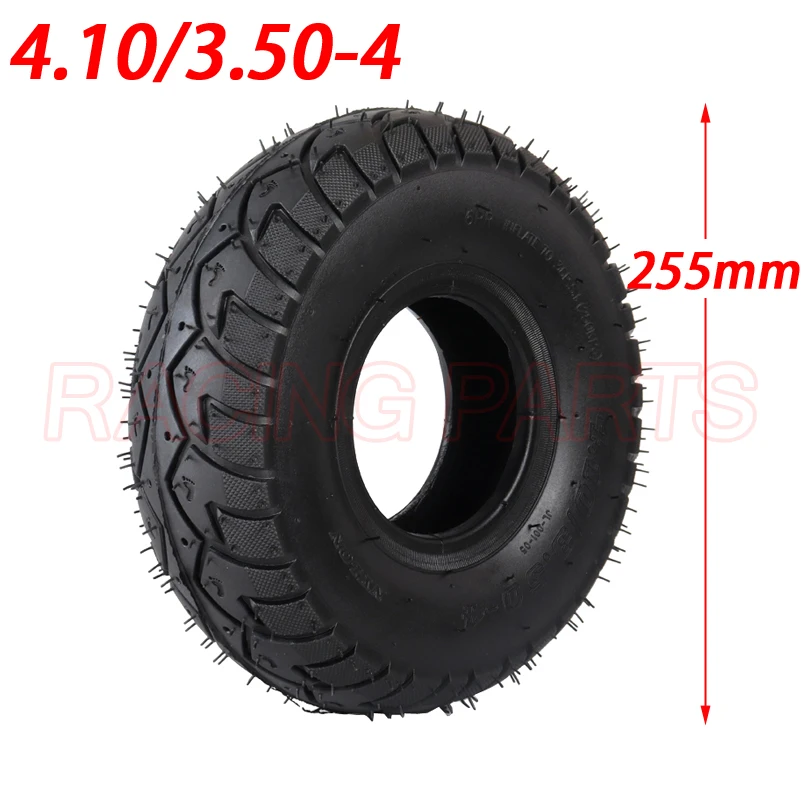 10 Inch 4.10 3.50-4 Tyre 4.10-4 Outer Tires Inner Tube Fit Electric Tricycle Trolley Electric Scooter Warehouse Car