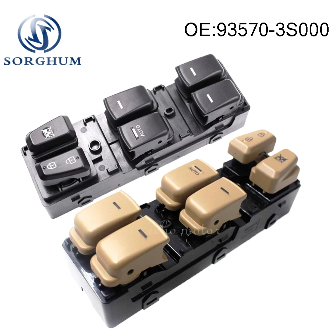 

Black / Beige Power Window Switch 93570-3S000 For Hyundai Sonata 2011-2014