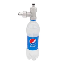 PET Coke Bottle Covert into a Keg System Ball Lock Gas & Beer Outlet All Stainless Steel 304 Food Grade Silicone Hose