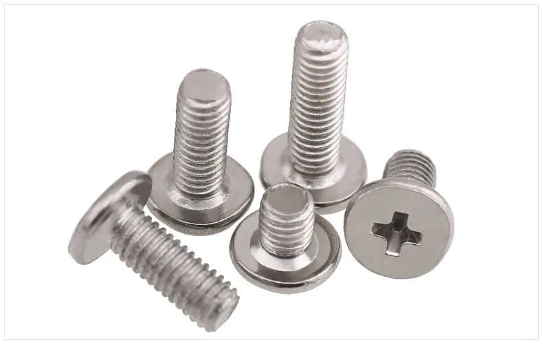 CM flat head screw Large flat head M2 M2.5 M3 M4 screw Nickel plated thin head screw cross head screw