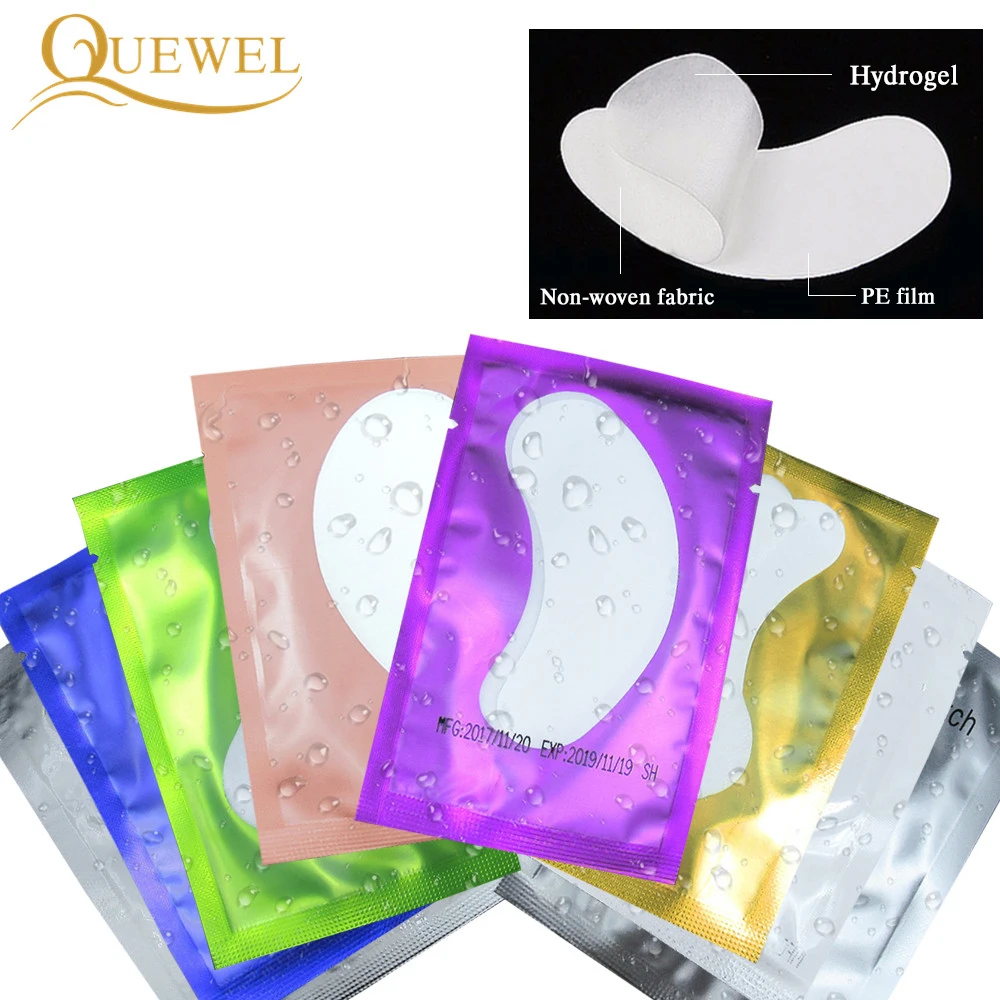 Eyelash Extension Eye Patch Disposable Eye Gel Patches Hydrogel Under Eye Pads Eye Tips Sticker Wraps Makeup Tools 150 Pairs