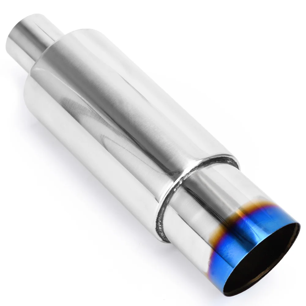 Car Exhaust Systems Muffler Tip Tail Pipe High Quality Universal Stainless Steel OD 89 mm to 50mm Silencer tail pipe