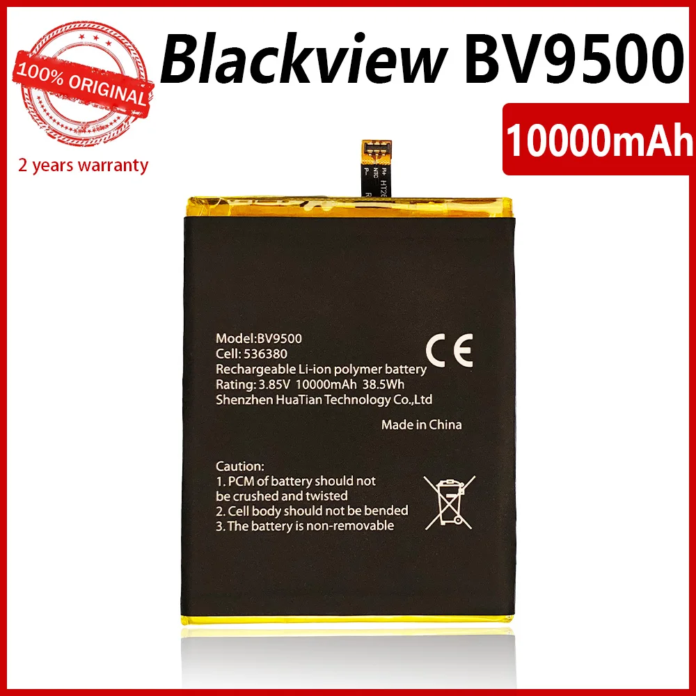 100% Original 10000mAh Phone Battery For Blackview BV9500 Pro High quality Batteries With Tracking Number