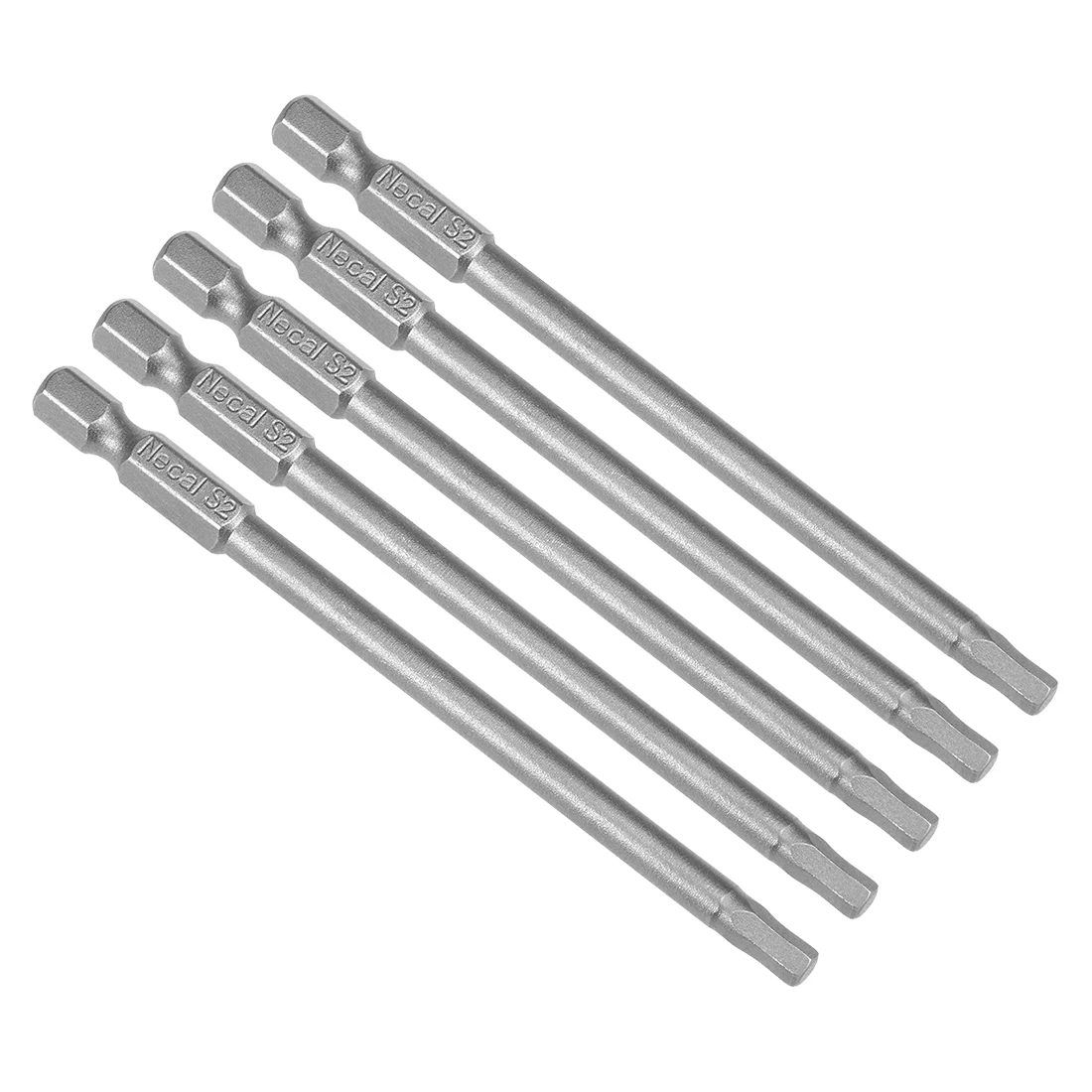 Uxcell 5 قطعة H4 مثقاب عرافة مفك بت 1/4 "عرافة عرقوب المغناطيسي مسدس رئيس مفك مجموعة S2 عالية سبائك الصلب 100 مللي متر طول