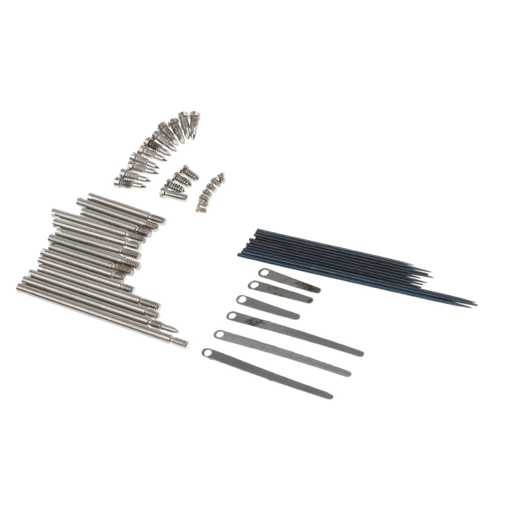 Tooyful 1 Set Clarinet Repair Tool Kit Steel Spring Leaf Key Rollers Screws Reed Needle Woodwind Parts Clarinet Maintenance Repa